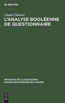 portada L'analyse Booléenne de Questionnaire (en Francés)
