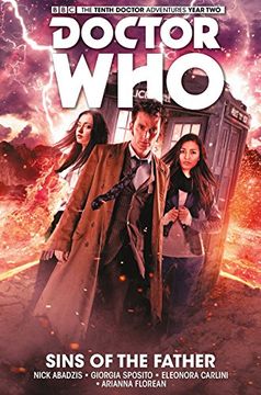portada Doctor Who: The Tenth Doctor Volume 6 - Sins of the Father (en Inglés)