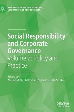 portada Social Responsibility and Corporate Governance: Volume 2: Policy and Practice (en Inglés)