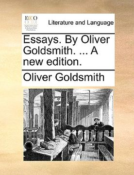 portada essays. by oliver goldsmith. ... a new edition. (en Inglés)