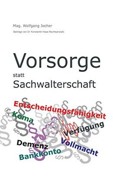 portada Vorsorge Statt Sachwalterschaft (en Alemán)