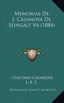 portada Memorias de j. Casanova de Seingalt v6 (1884) (in Spanish)