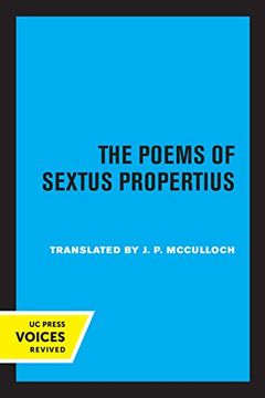 portada The Poems of Sextus Propertius (en Inglés)