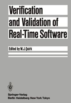 portada verification and validation of real-time software