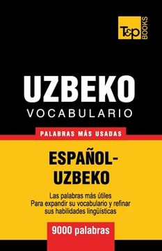 portada Vocabulario español-uzbeco - 9000 palabras más usadas