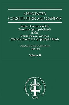 portada annotated constitutions & canons volume 2 (in English)