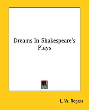 portada dreams in shakespeare's plays (en Inglés)