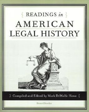 portada readings in american legal history (en Inglés)