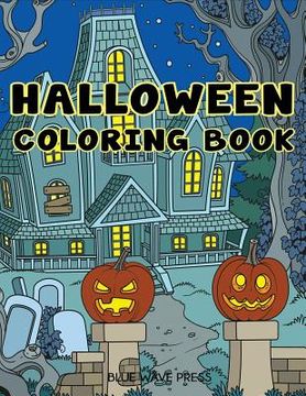 portada Halloween Coloring Book: Halloween Designs Adult Coloring Book (in English)