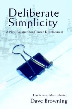portada deliberate simplicity: a new equation for church development (en Inglés)