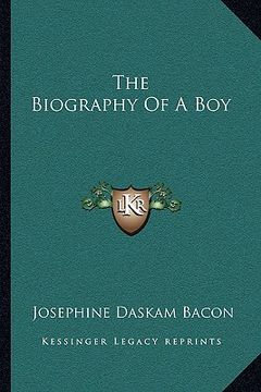 portada the biography of a boy