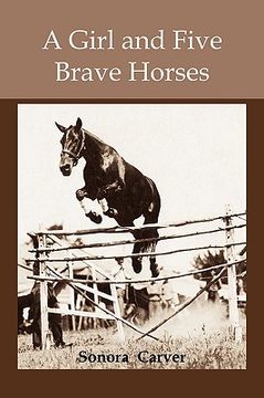 portada a girl and five brave horses