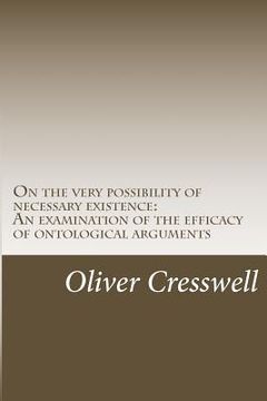 portada on the very possibility of necessary existence (en Inglés)