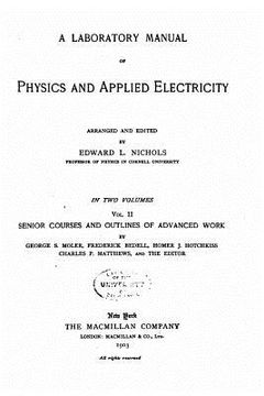 portada A Laboratory Manual of Physics and Applied Electricity (en Inglés)