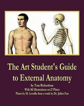 portada the art student's guide to external anatomy (en Inglés)