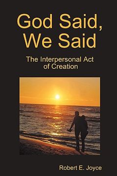 portada god said, we said: the interpersonal act of creation (in English)