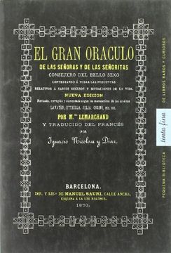 portada Gran oraculo de las señoras y delas señoritas, consejero del bellosexo, el (in Spanish)