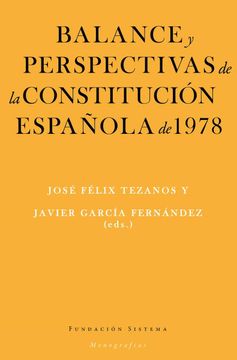 portada Balance y Perspectivas de la Constitución Española de 1978