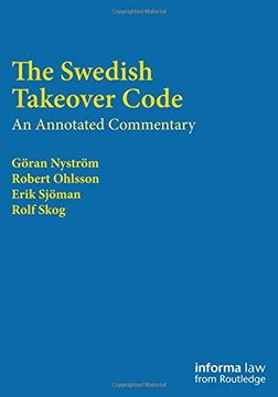 portada The Swedish Takeover Code: An Annotated Commentary