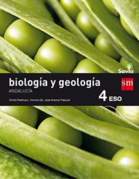 portada Biología y geología. 4 ESO. Savia. Andalucía