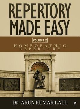 portada Repertory Made Easy Volume 2: Homeopathic Repertory (en Inglés)