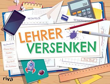 portada Lehrer Versenken: Die Außergewöhnliche Edition von Schiffe Versenken für 2 Spieler. Für Zuhause und Unterwegs (en Alemán)