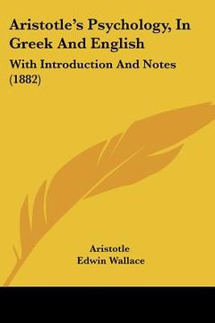 portada aristotle's psychology, in greek and english: with introduction and notes (1882)