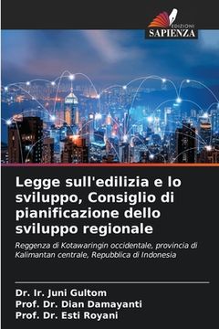 portada Legge sull'edilizia e lo sviluppo, Consiglio di pianificazione dello sviluppo regionale (en Italiano)