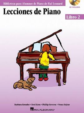 portada piano lessons book 2 - book/cd pack - spanish edition: (lecciones de piano libro 2)