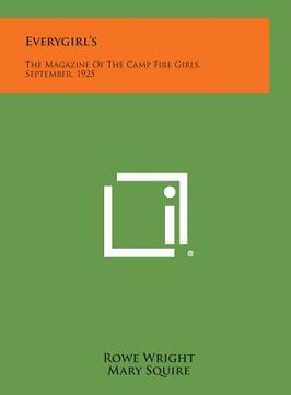 portada Everygirl's: The Magazine of the Camp Fire Girls, September, 1925 (en Inglés)