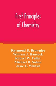portada First Principles of Chemistry (en Inglés)