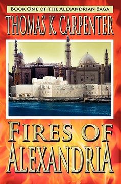 portada fires of alexandria (en Inglés)