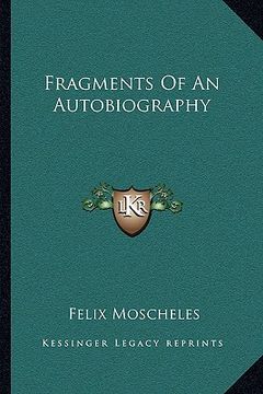 portada fragments of an autobiography (en Inglés)