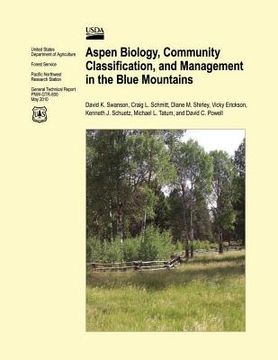 portada Aspen Biology, Community Classification, and Management in the Blue Mountains (en Inglés)