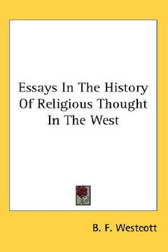 portada essays in the history of religious thought in the west (en Inglés)