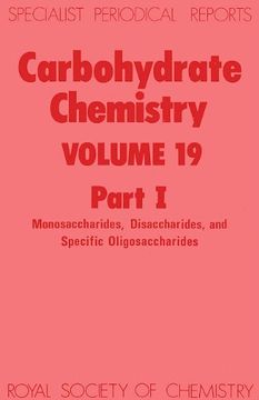 portada Carbohydrate Chemistry: Volume 19 (en Inglés)