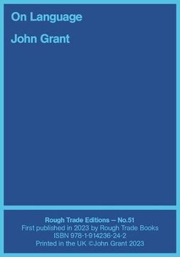portada On Language by John Grant (Rt#51)