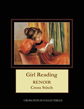 portada Girl Reading: Renoir Cross Stitch Pattern (en Inglés)