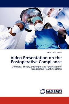portada video presentation on the postoperative compliance (en Inglés)