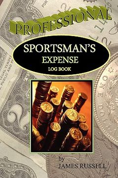portada professional sportsman's expense log book (in English)