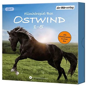 portada Ostwind Filmhörspiel box 1-5: Zusammen Sind wir Frei - Ostwind 2 - Aufbruch Nach ora - Aris Ankunft - der Große Orkan (Die Ostwind-Hörbuch-Sammeleditionen, Band 4) (en Alemán)