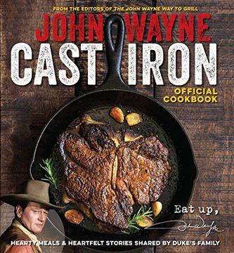 portada The Official John Wayne Cast Iron Cookbook (en Inglés)