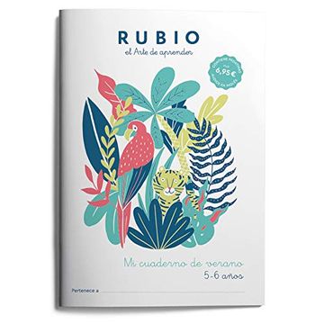 portada Mi Cuaderno de Verano Rubio. 5-6 Años (in Spanish)