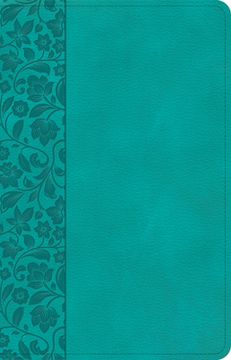 portada NASB Personal Size Bible, Teal Leathertouch (in English)