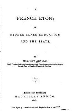 portada A French Eton, or, Middle class education and the state (en Inglés)
