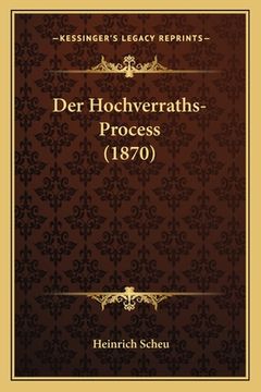 portada Der Hochverraths-Process (1870) (en Alemán)