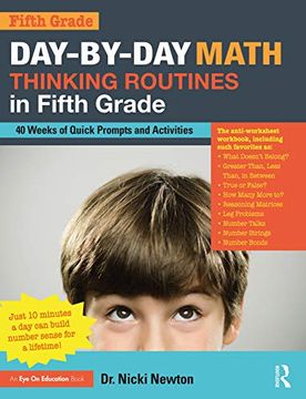 portada Day-By-Day Math Thinking Routines in Fifth Grade: 40 Weeks of Quick Prompts and Activities (en Inglés)
