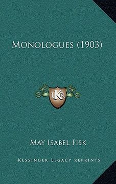 portada monologues (1903) (en Inglés)