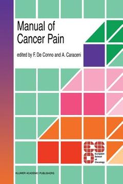 portada manual of cancer pain