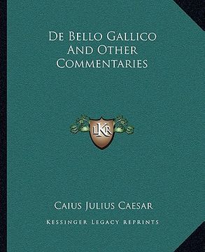 portada de bello gallico and other commentaries